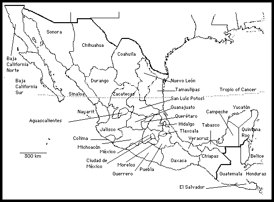 maps of mexico states. If you print this map out,